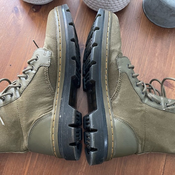 Dr. Martens mens Combs Nylon Grenade Green canvas book size 12 - Picture 12 of 13